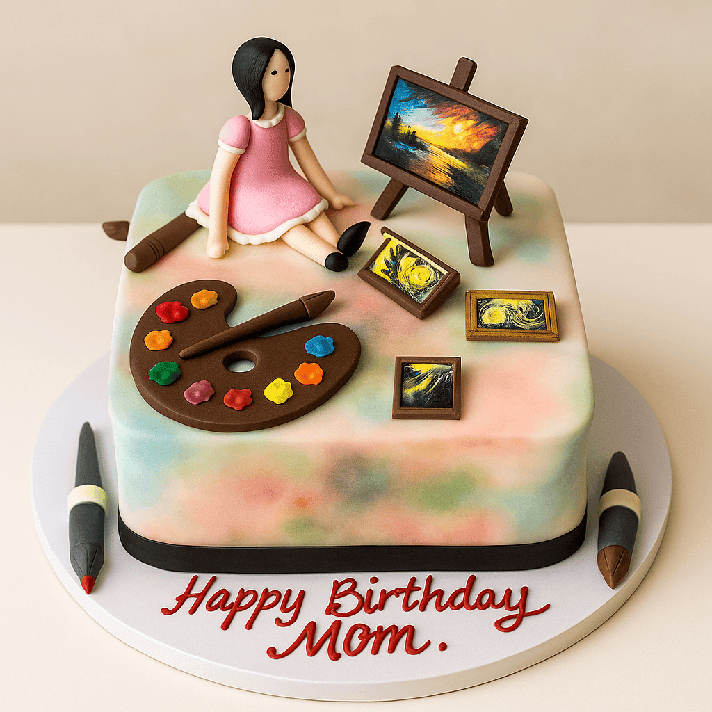 Artist Theme Cake