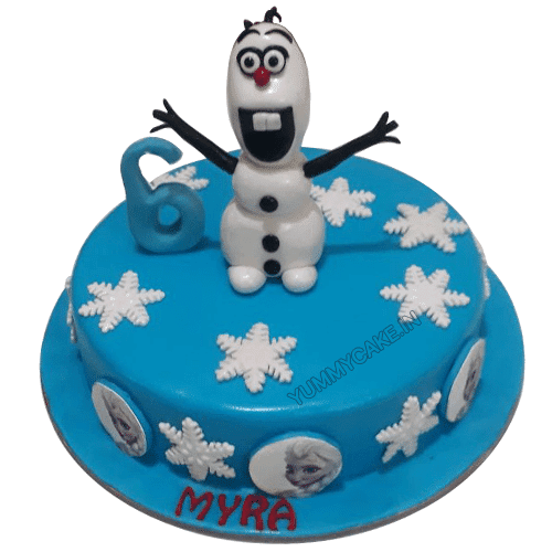 olaf birthday cake online