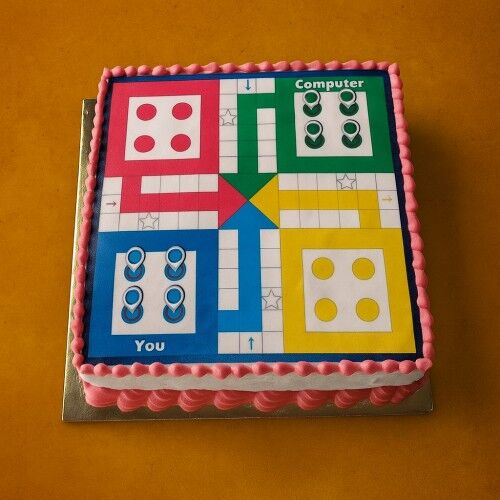 Ludo Cake - ludo king cake
