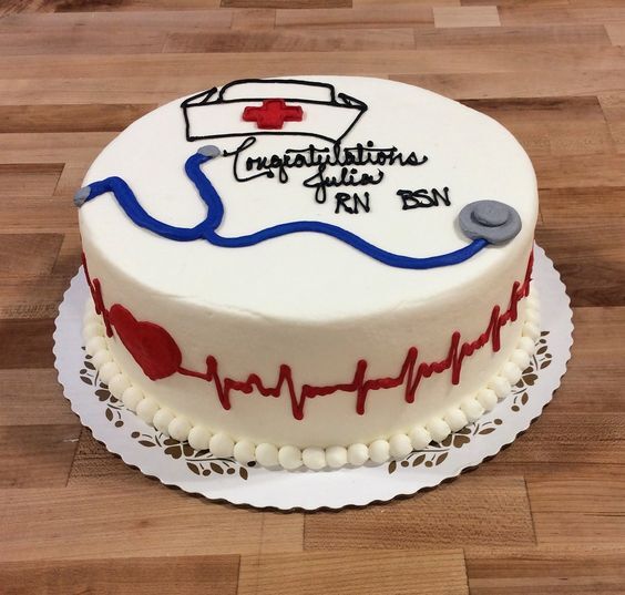 nurse retirement cake