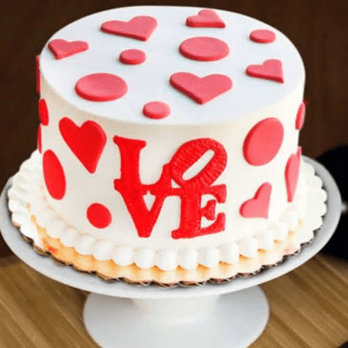 valentine day special cake