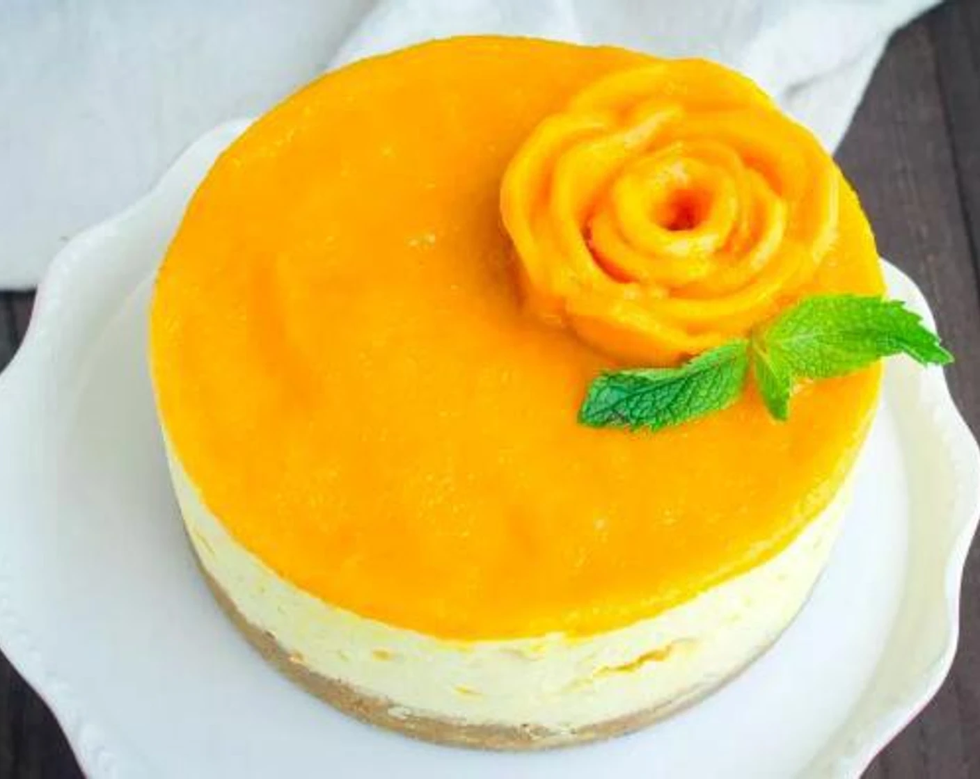 mango mousse cake