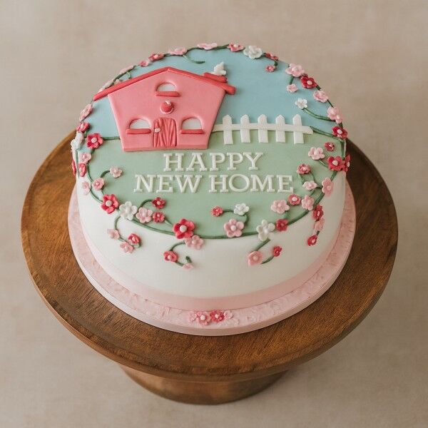happy new home cake for housewarming