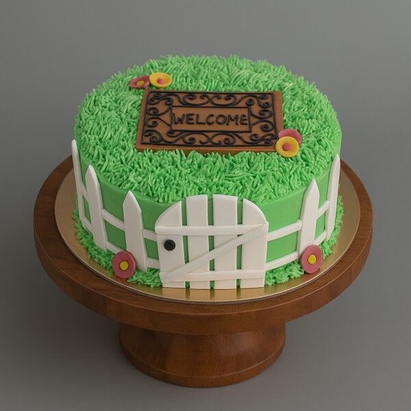 welcome home cake for housewarming