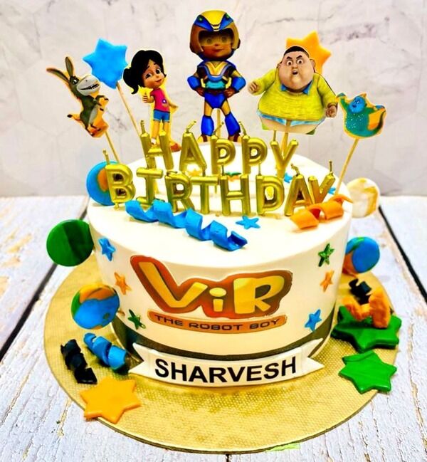 vir the robot boy cake