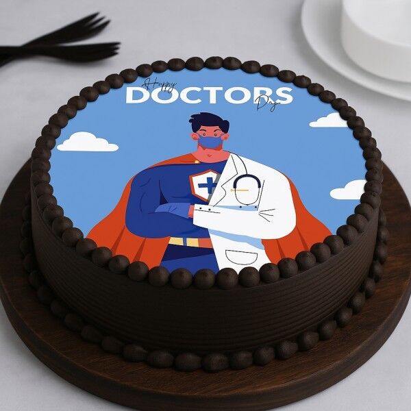 Superhero Doctor Cake