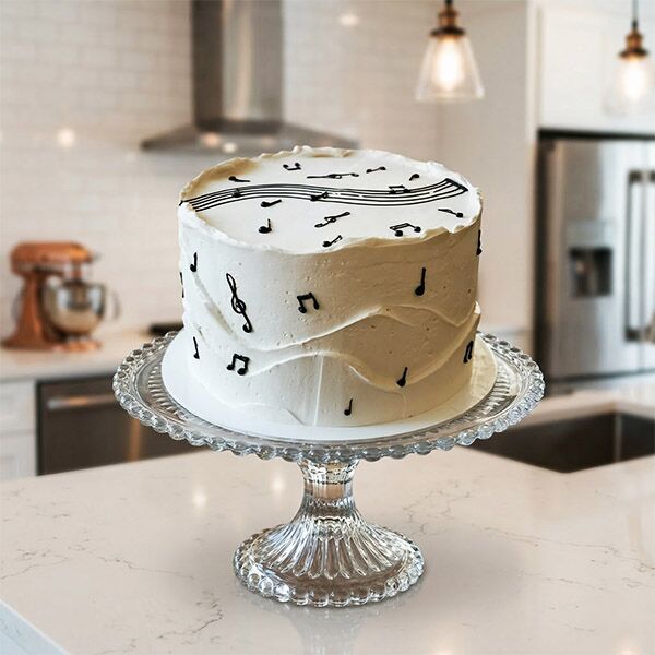 classic music theme cake