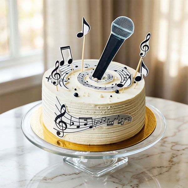 live music party cake