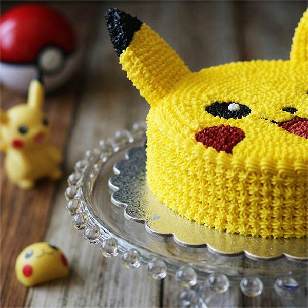 pokemon character birthday cake side view
