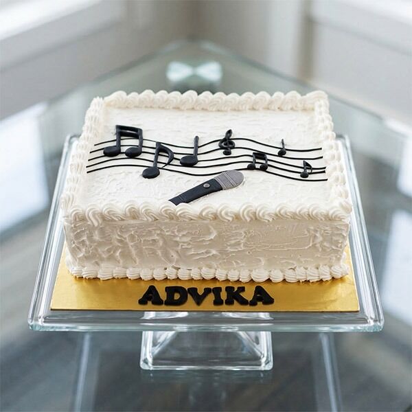 vocalist celebration cake