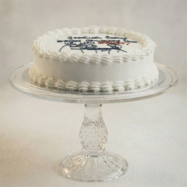 funny goodbye colleague cake front view