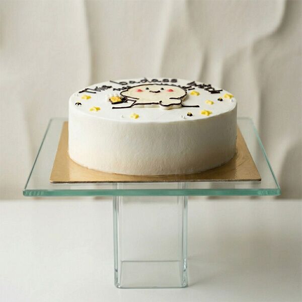 resignation party theme cake front view