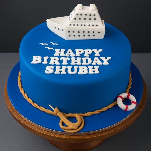 Luxury Ship Cake Design
