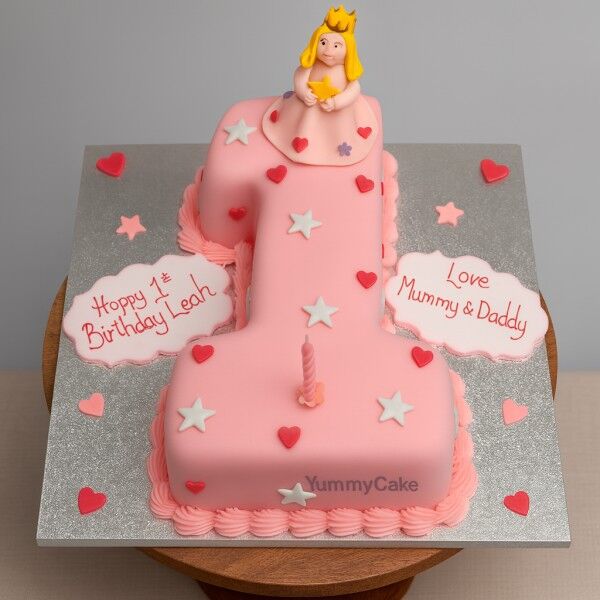 First Birthday Cake for Girls