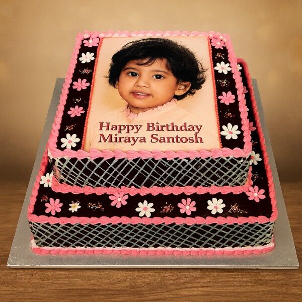 Rich Chocolate Photo Cake