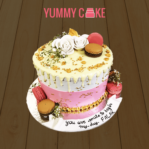 Macaron Birthday Cake