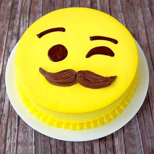 super cool emoji cake