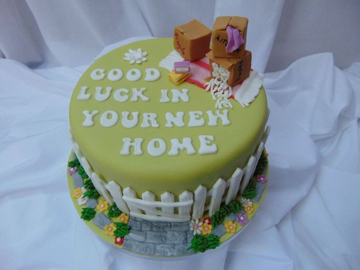 good luck home cake