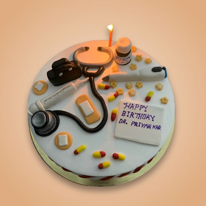 Dr Birthday Cake Design
