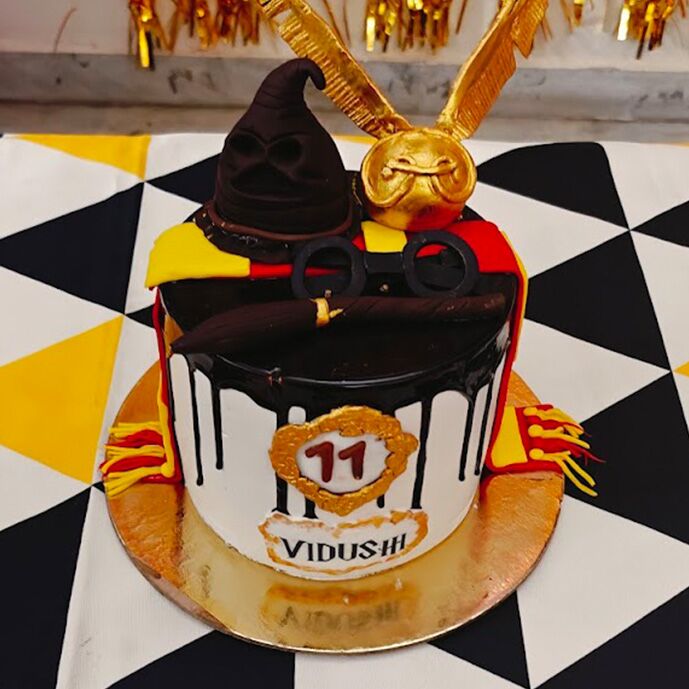 harry potter theme cake