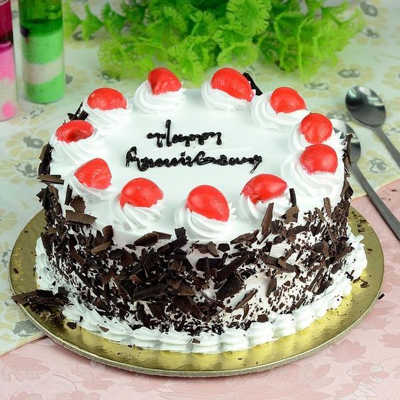anniversary cake black forest