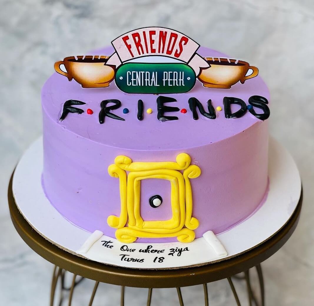 friends theme cake