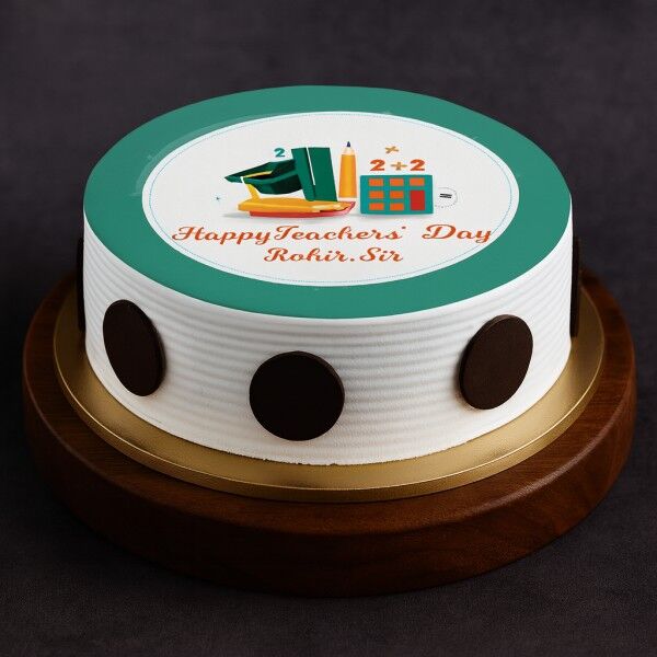 Unique Teachers Day Cake