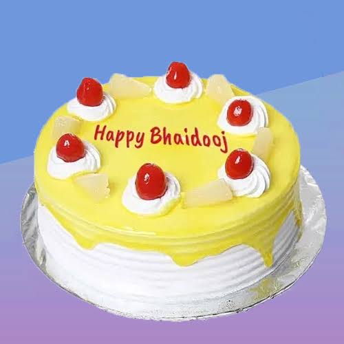 bhai dooj special pineapple cake
