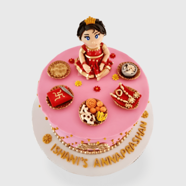 annaprashan rice ceremony cake