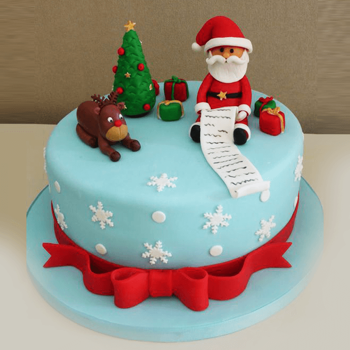 santa claus cake