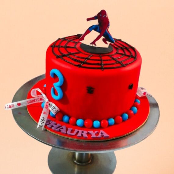 Happy Birthday Spiderman Cake