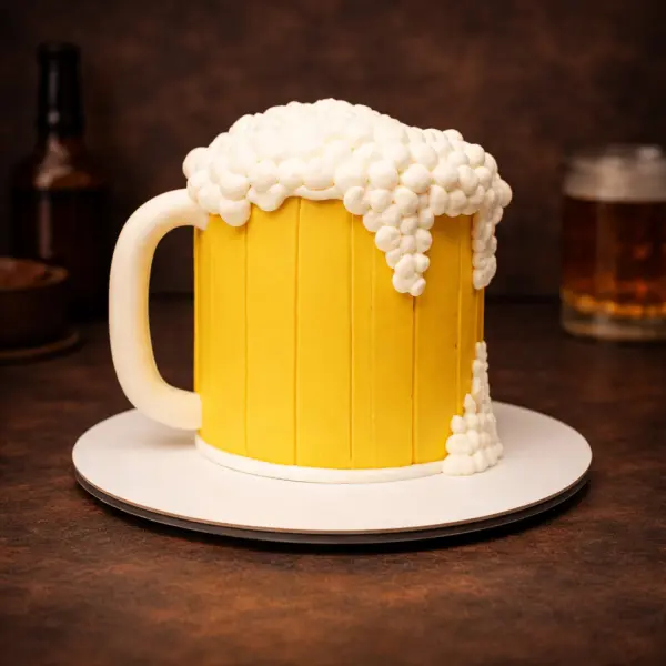 beer mug cake