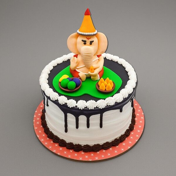 Ganpati Bappa Cake for Ganesh Chaturthi