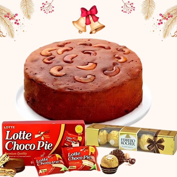 Classic Christmas Plum Cake Hamper