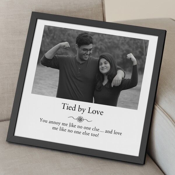 Personalized Siblings Photo Frame