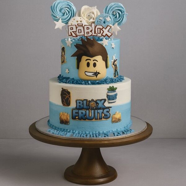 roblox two tier blox fruits cake