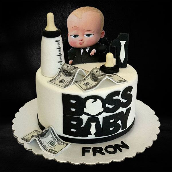 boss baby executive money cake