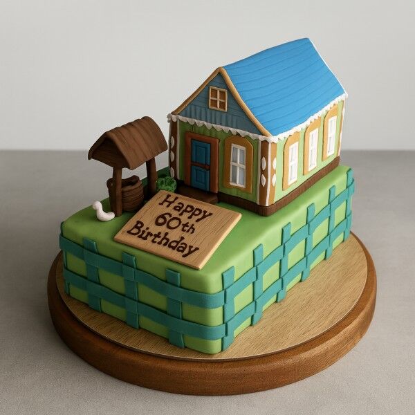 dream home cake for housewarming