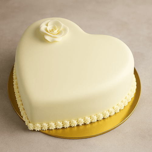 Heart Shape Anniversary Cake 1kg