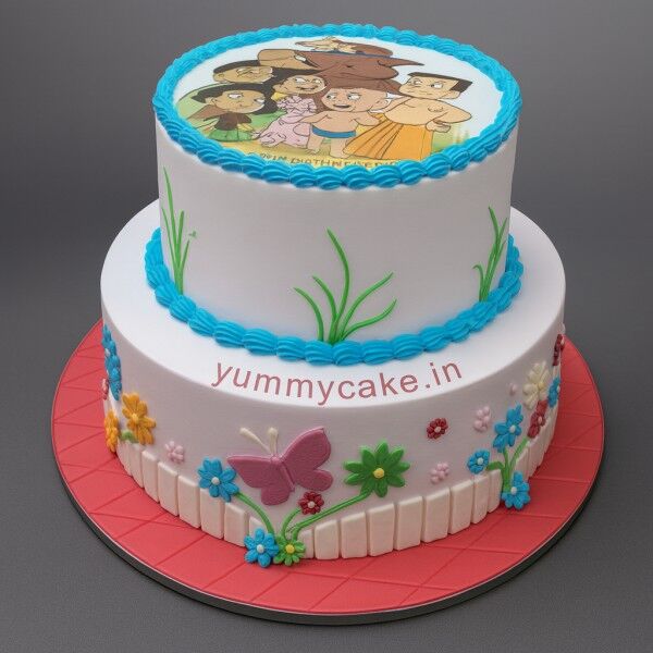 2 Tier Chhota Bheem Cake
