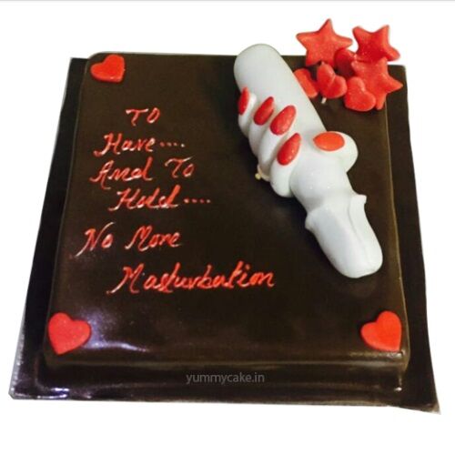 chocolate cake with penis design
