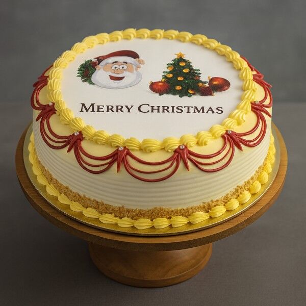 Christmas themed cake