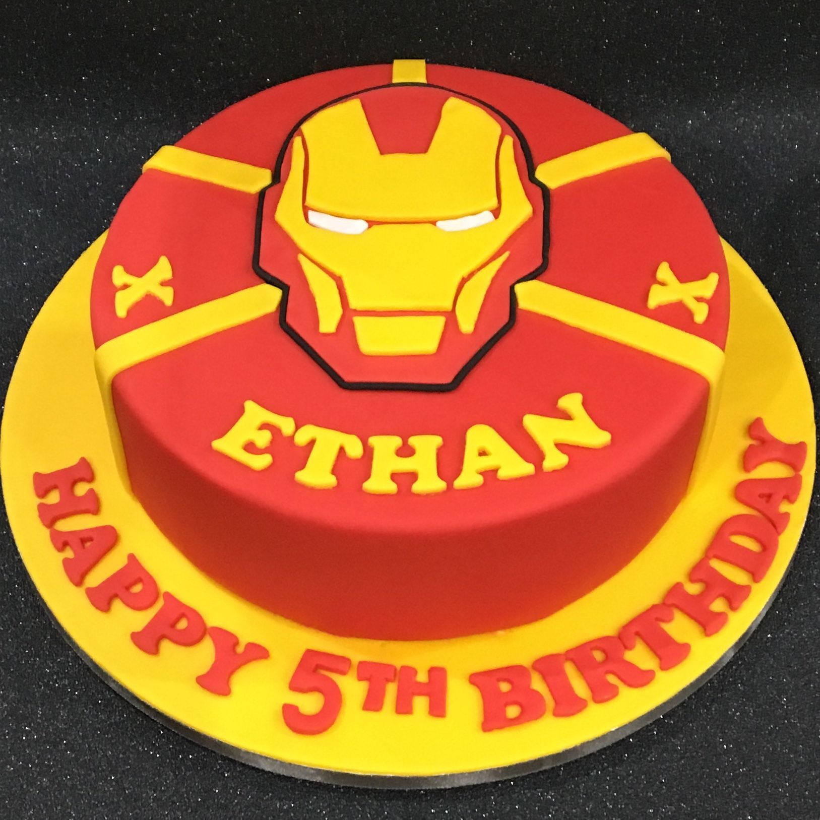 ironman birthday cake