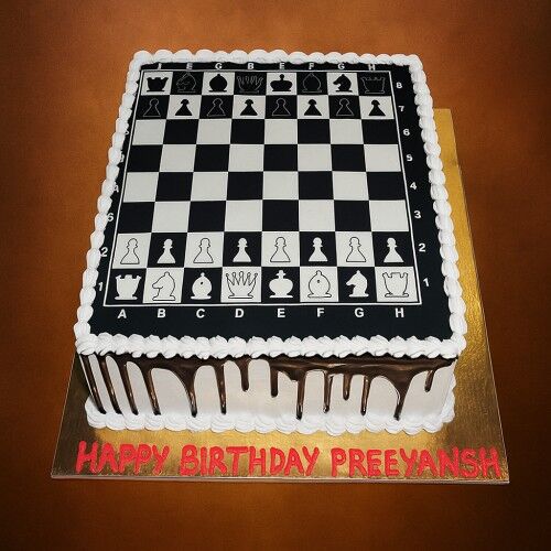 Chess Themed Cake