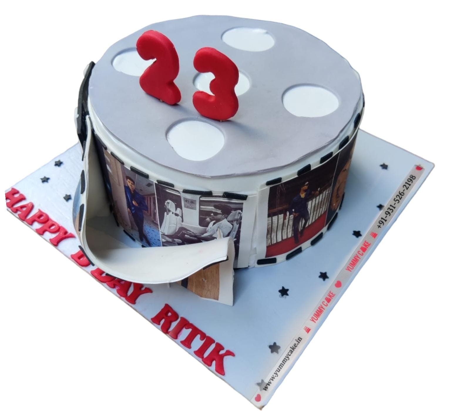 movie theme cake
