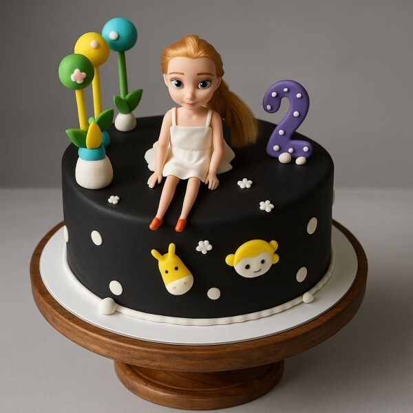 Party With Barbie Cake