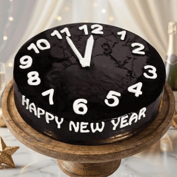 chocolate truffle new year cake