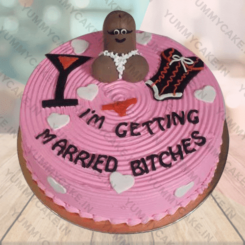 Bachelorette Cake for Bride