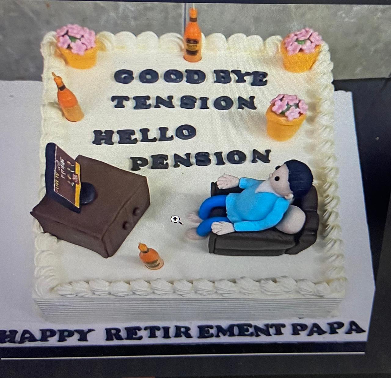 retirement cake for dad