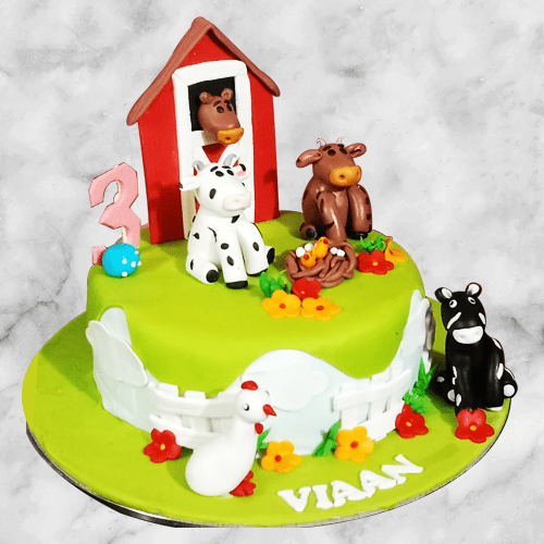 farm house cake design